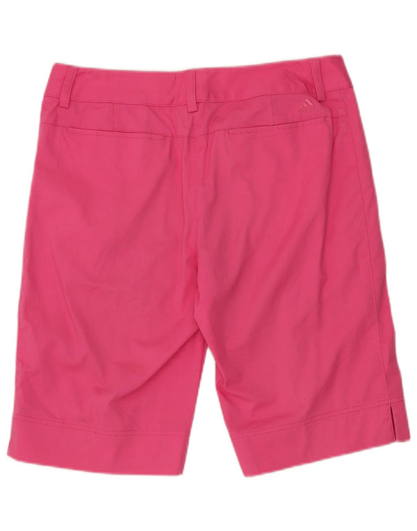 Adidas Γυναικείο σορτς Chino UK 10 Small W32 Ροζ Βαμβακερό