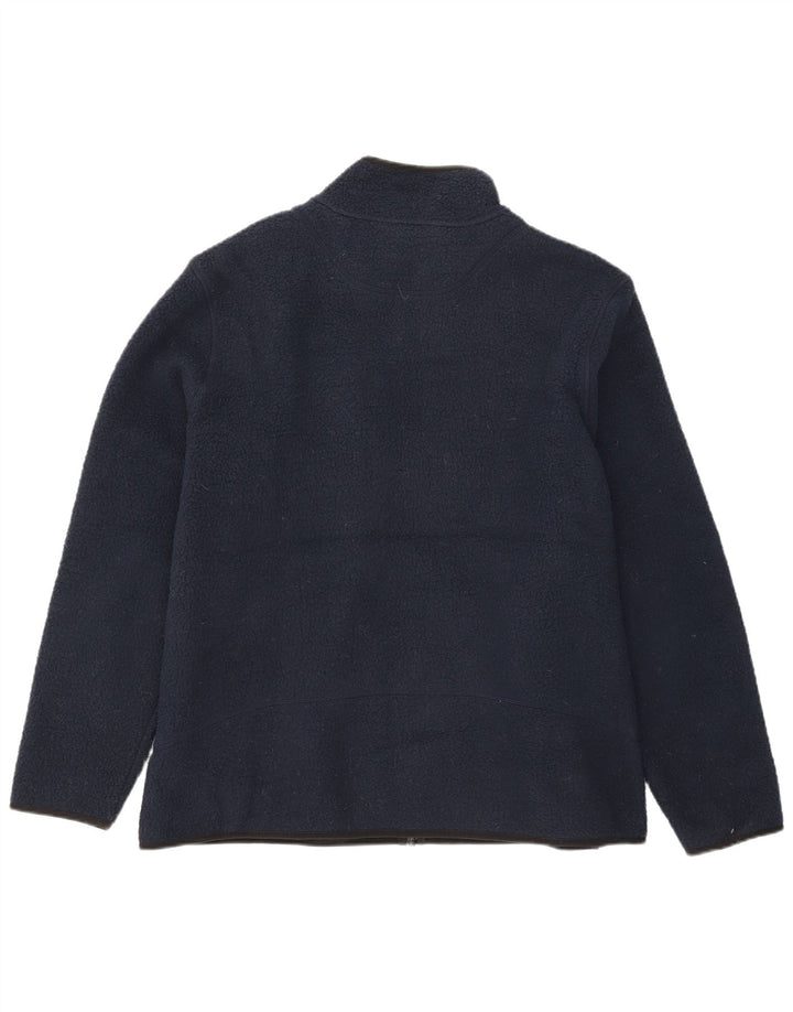 Marks & Spencer Mens Fleece Jacket UK 46 3XL Navy Blue Polyester