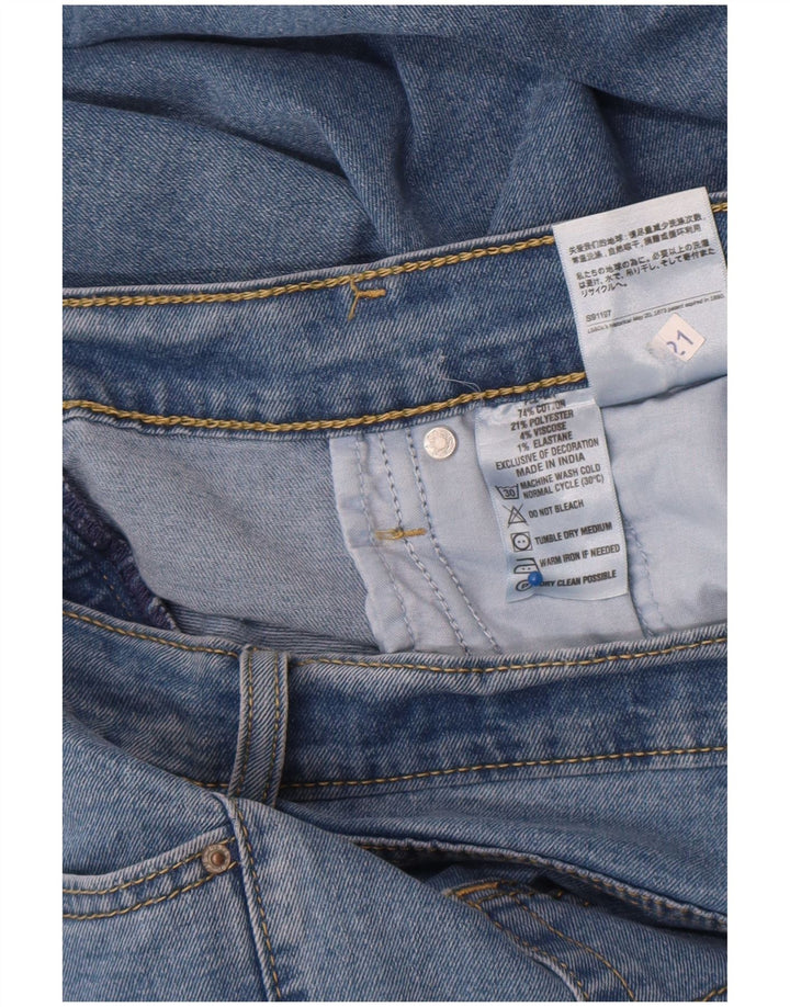 Levi's Straight Jeans til mænd W34 L28 blå bomuld