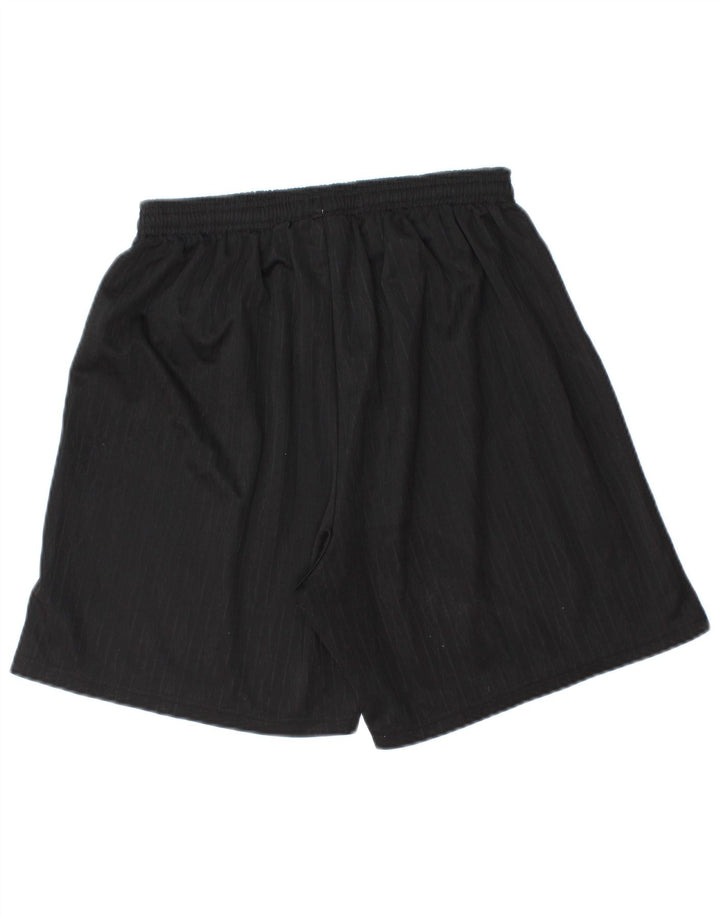 Umbro Mens Sport Shorts UK 32/34 Medium Black Polyester