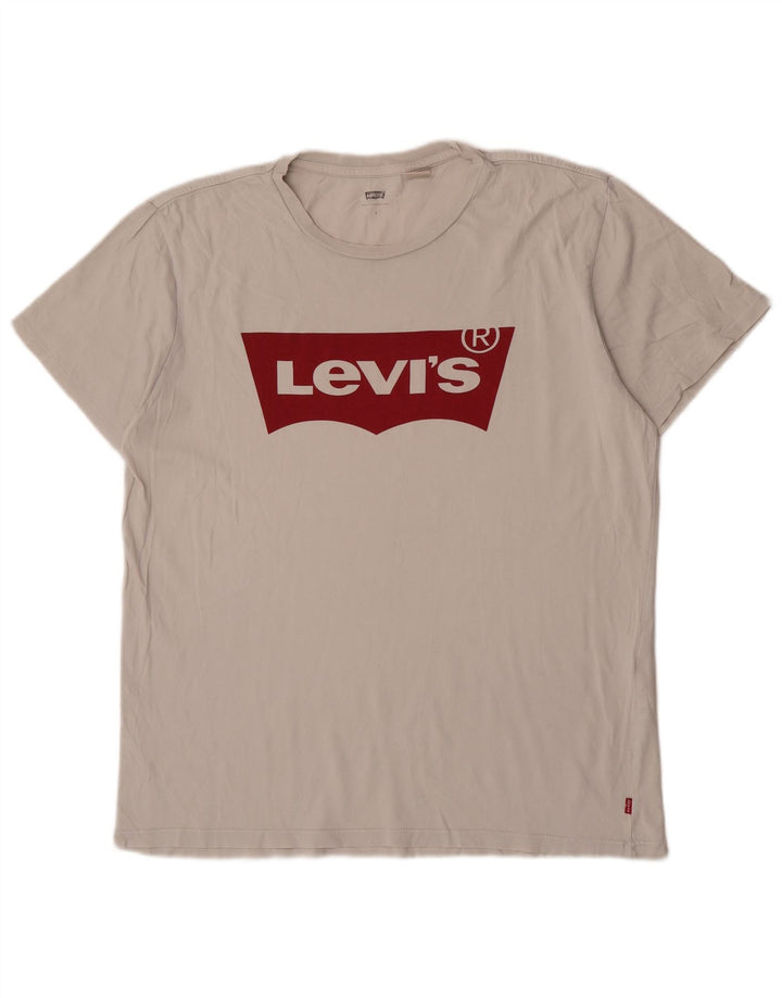 Levi's Mens Graphic T-Shirt Top Large White