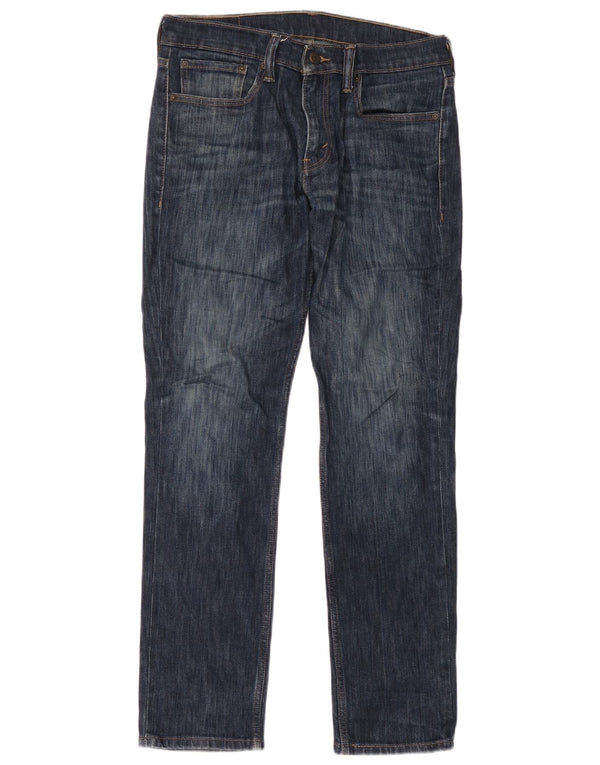 Levi's Uomo 511 Slim Jeans W32 L32 Cotone Blu Navy