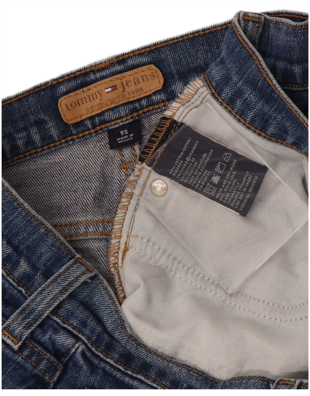 Tommy Hilfiger Womens Bootcut Jeans US 9 Medium W30 L29 Blue Cotton