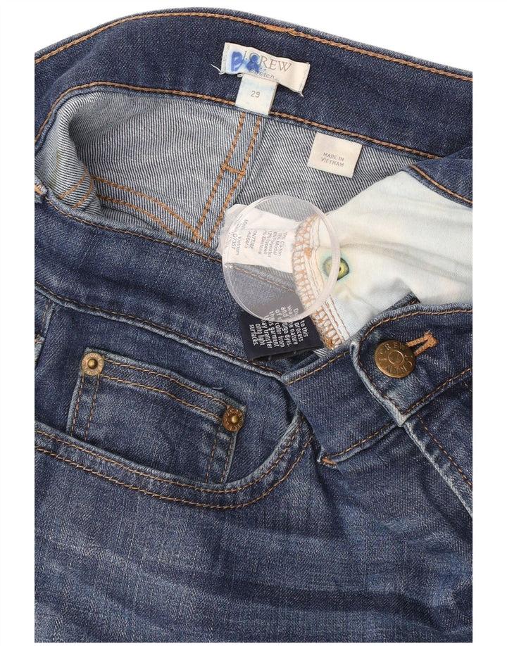 J. Crew Womens Stretch Slim Jeans W29 L30 Navy Blue Cotton