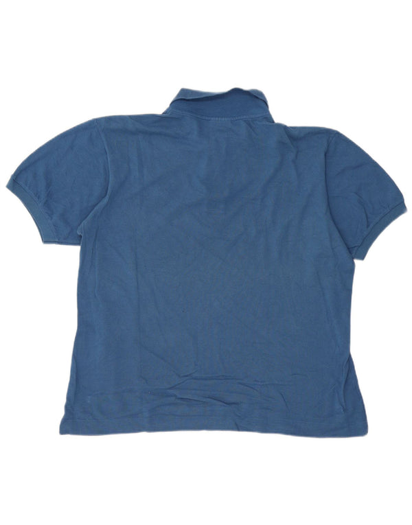Lacoste Mens Polo Shirt Size 5 Large Blue Cotton