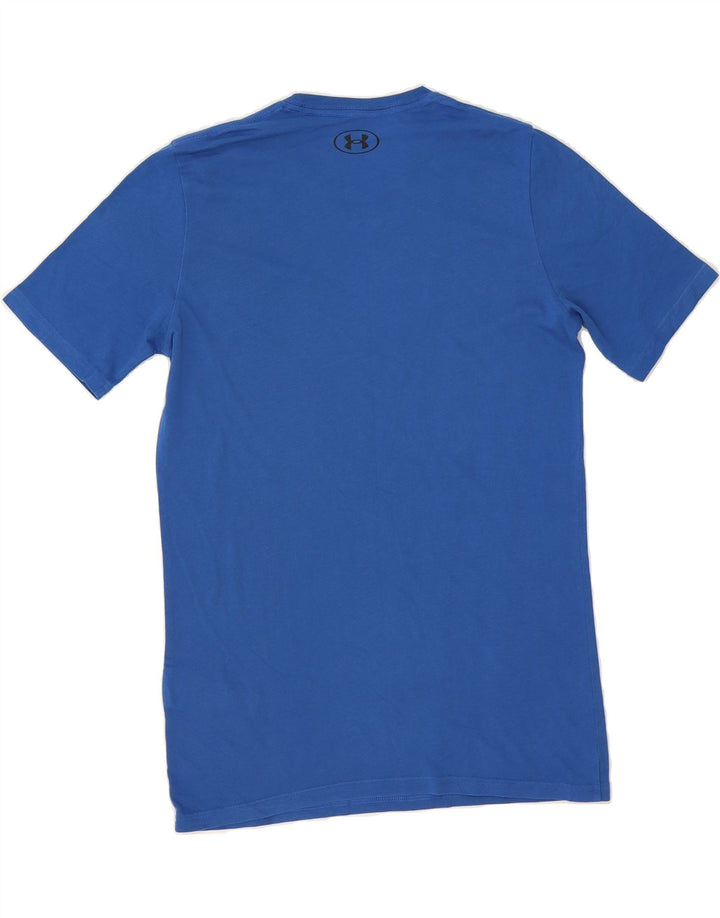 UNDER ARMOUR Mens T-Shirt Top Small Blue Cotton Vintage Under Armour and Second-Hand Under Armour from Messina Hembry 