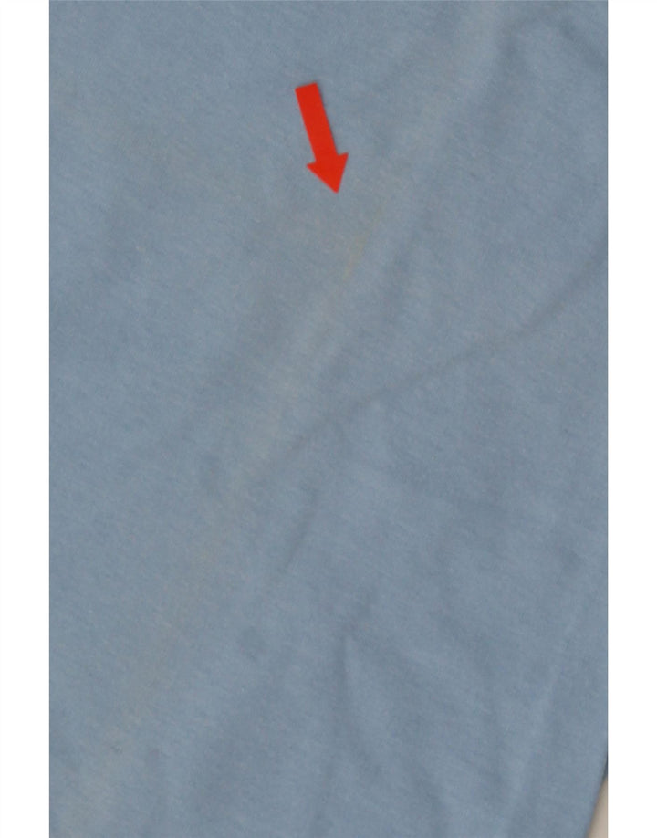Champion Mens Graphic T-Shirt Top Large Blue