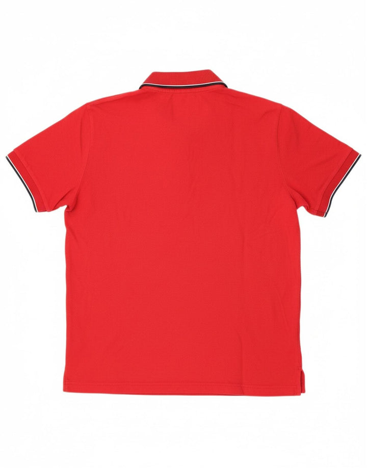 KAPPA Mens Polo Shirt Medium Red Cotton