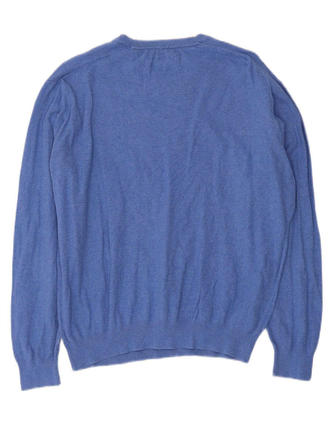 MASSIMO DUTTI Mens Crew Neck Jumper Sweater XL Blue Cotton Vintage Massimo Dutti and Second-Hand Massimo Dutti from Messina Hembry 