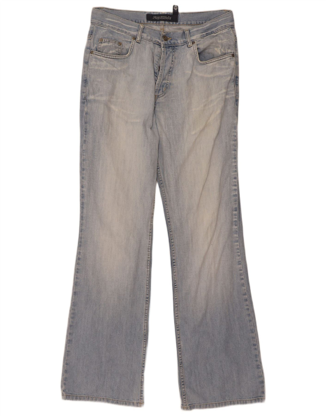 Fishbone Herre Bootcut Jeans W33 L34 Blå Bomuld