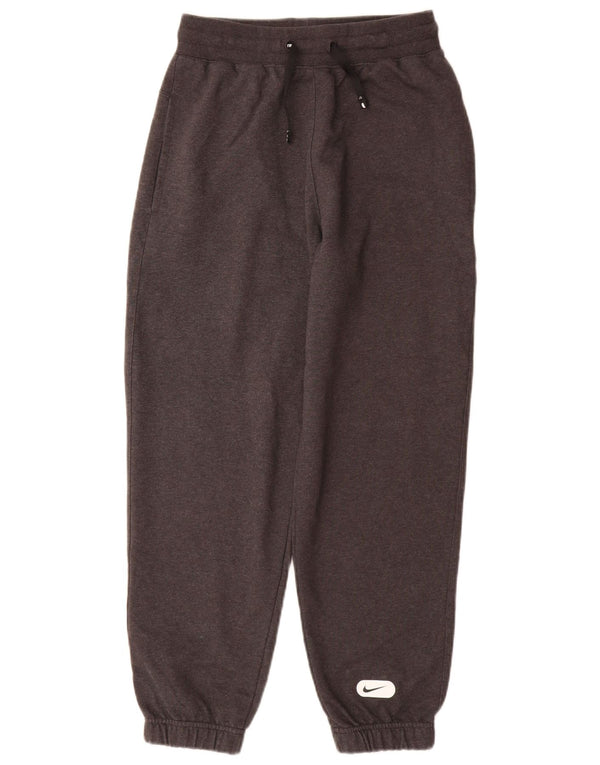 Nike Boys Dri Fit Tracksuit Trousers Joggers 12-13 Years Large Grey Flecked