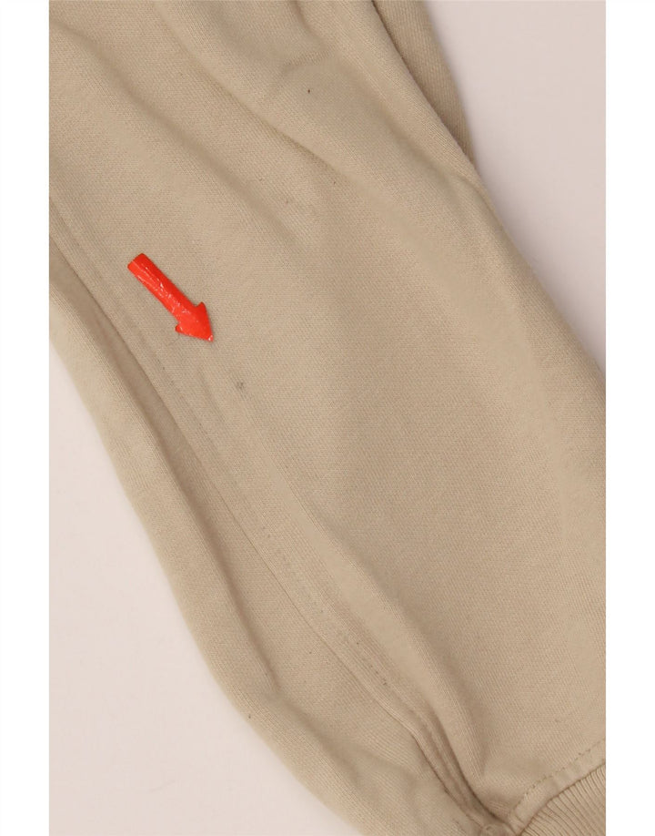 Marks & Spencer Mens Graphic Sweatshirt Jumper Medium Beige Cotton