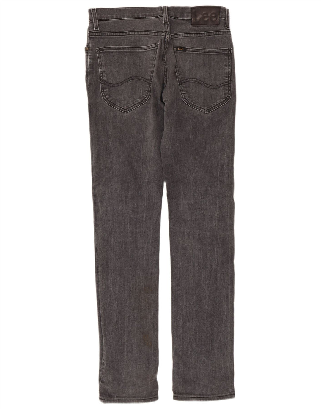 LEE Mens Jegger Straight Jeans W30 L32 Grey Cotton