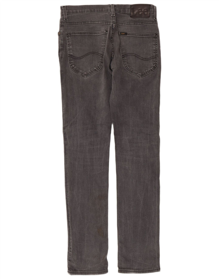 LEE Mens Jegger Straight Jeans W30 L32 Grey Cotton