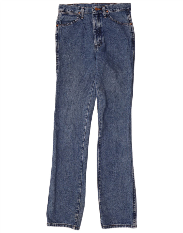 Wrangler Womens Straight Jeans W29 L36 Blue Cotton