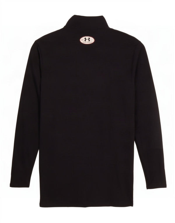 Maglia da uomo Under Armour a maniche lunghe in nylon nero medio