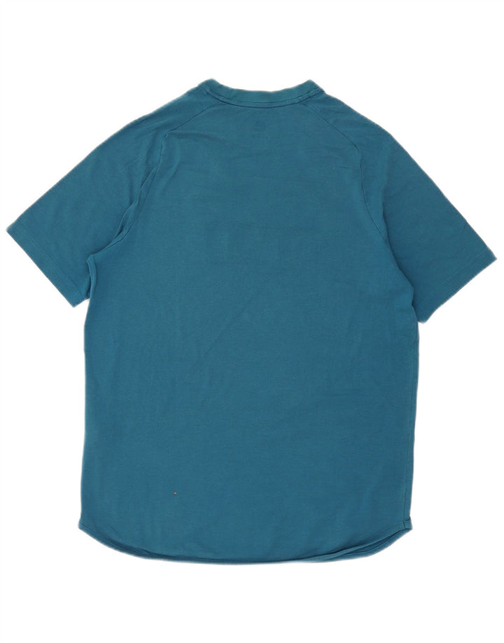 Under Armour Mens Graphic T-Shirt Top Medium Blue Cotton