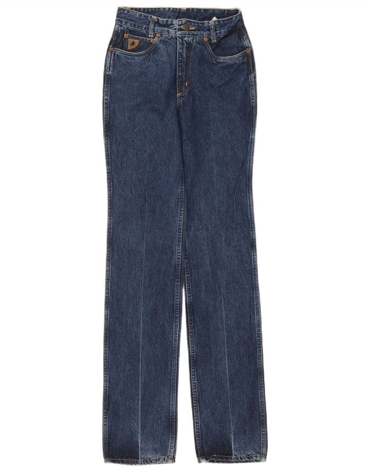 Lois Womens Distressed Straight Jeans W27 L36 Blue Cotton