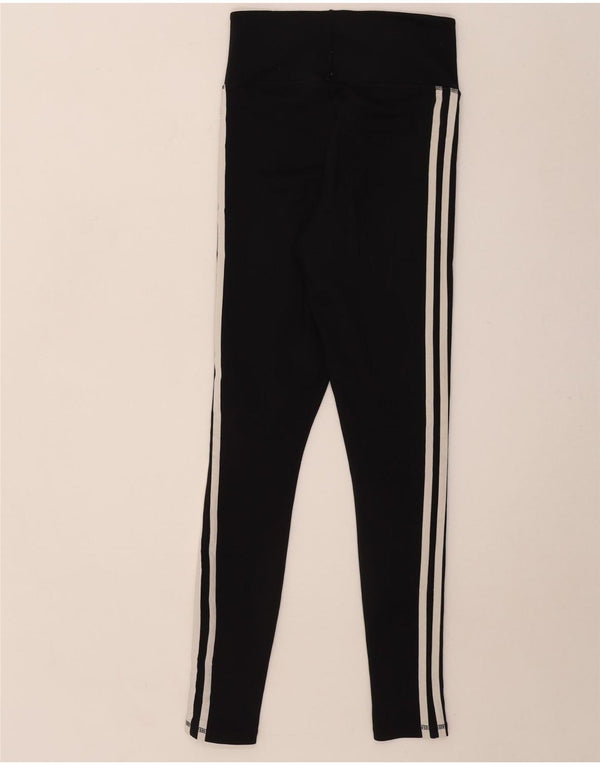 Adidas Womens Climalite Leggings UK 4/6 XS Black Polyester