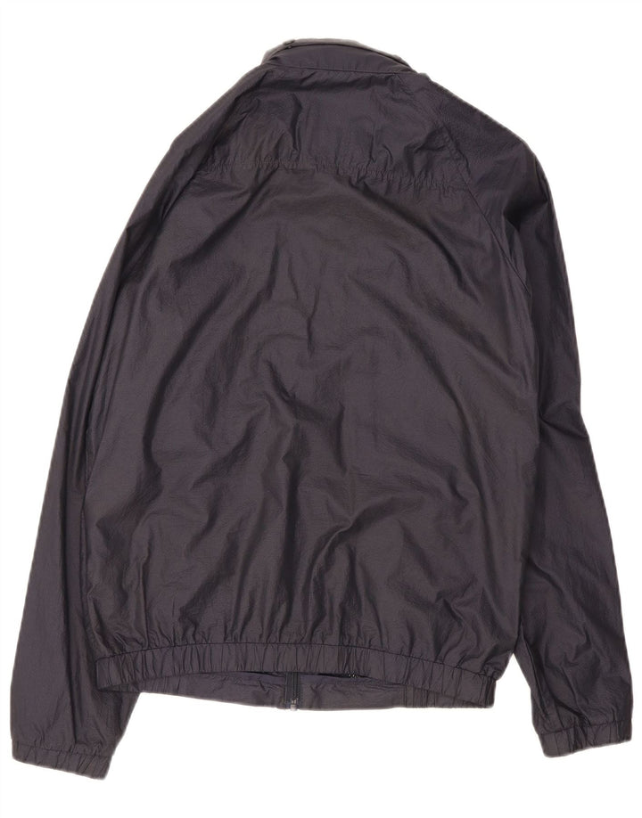 Superdry Mens Rain Jacket UK 34 XS Navy Blue Nylon