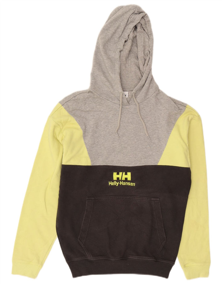 Helly Hansen Mens Graphic Hoodie Jumper Small Multicoloured Colourblock