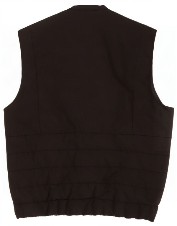 Michael Kors Chaleco acolchado para hombre UK 38 Mediano Negro Poliéster