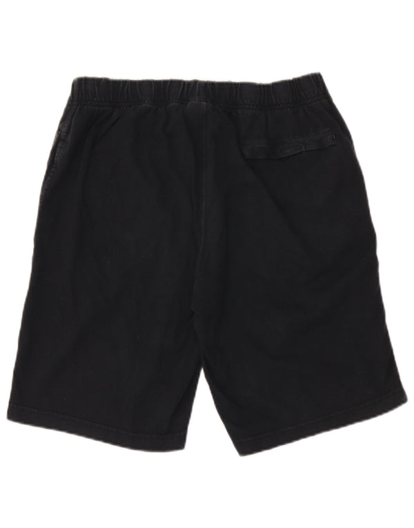 Nike Damen-Sportshorts, groß, aus schwarzer Baumwolle
