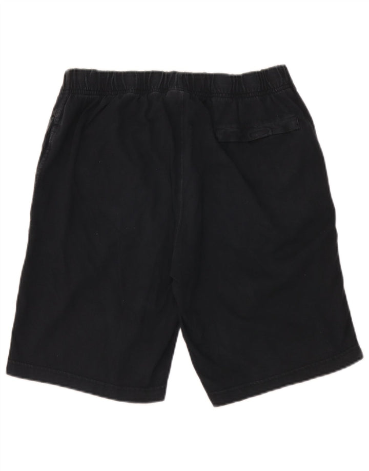 Nike Damen-Sportshorts, groß, aus schwarzer Baumwolle