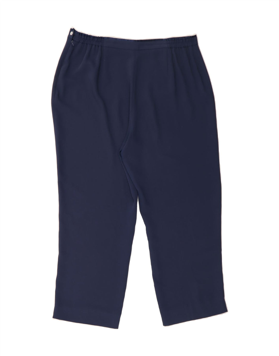 JACQUES VERT Womens Straight Casual Trousers W36 L27 Navy Blue Vintage Jacques Vert and Second-Hand Jacques Vert from Messina Hembry 