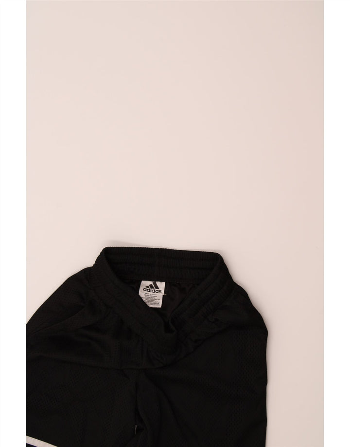 ADIDAS Boys Sport Shorts 7-8 Years Small  Black Polyester Vintage Adidas and Second-Hand Adidas from Messina Hembry 