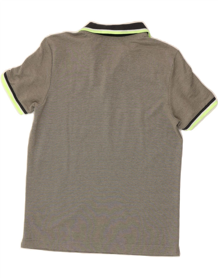 LOTTO Mens Life's Polo Shirt Small Grey Polyester Vintage Lotto and Second-Hand Lotto from Messina Hembry 