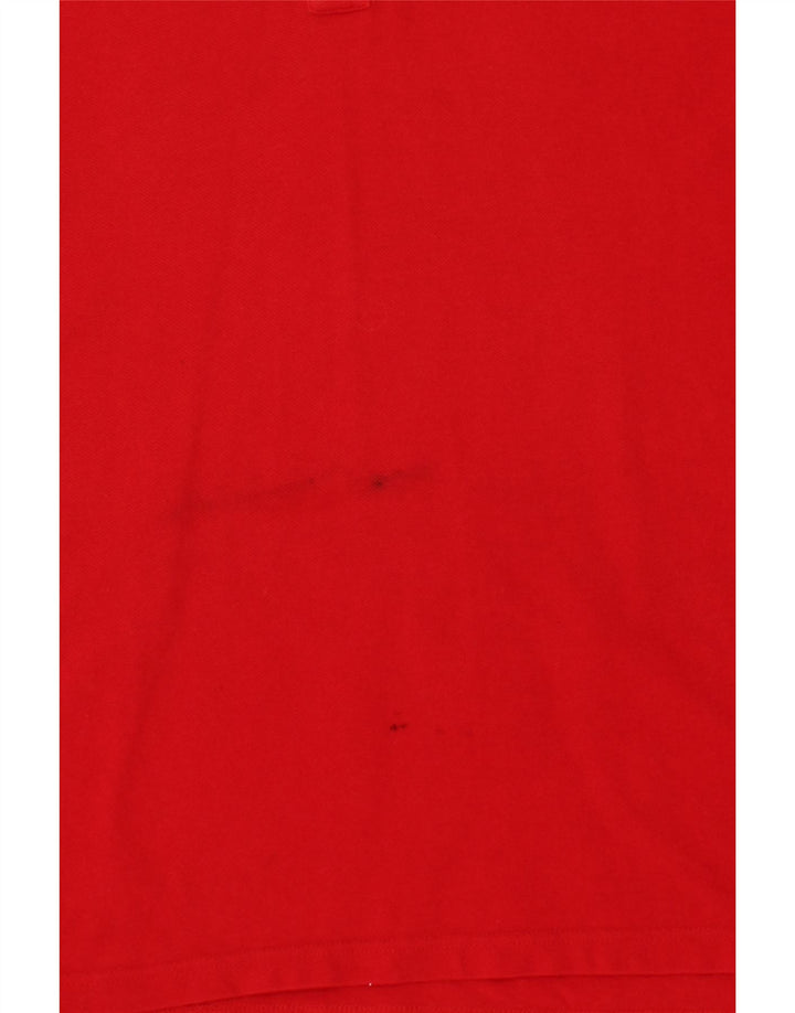 RALPH LAUREN Mens Polo Shirt Small Red Cotton Vintage Ralph Lauren and Second-Hand Ralph Lauren from Messina Hembry 