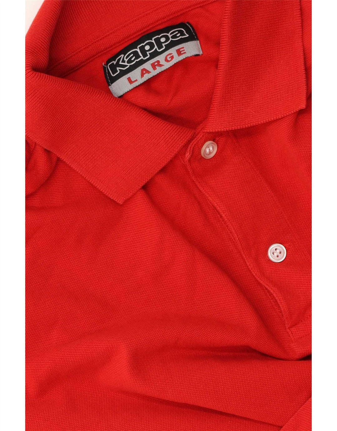 Kappa Mens Polo Shirt Large Red