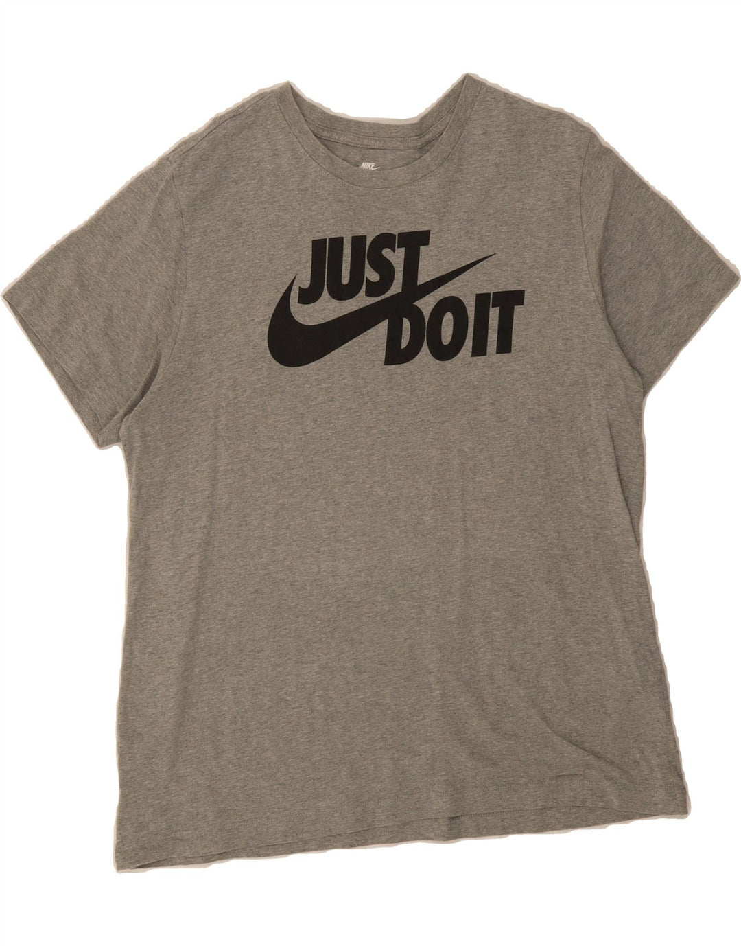 NIKE Mens Graphic T-Shirt Top Large Grey Cotton Vintage Nike and Second-Hand Nike from Messina Hembry 