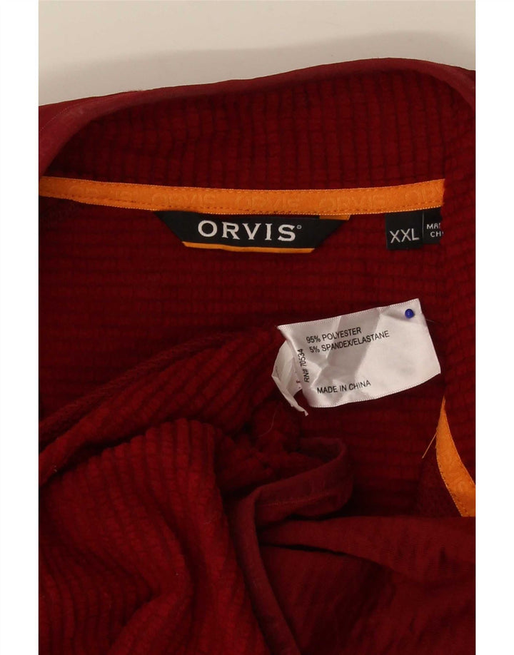 Giacca da tuta da uomo Orvis 2XL Poliestere bordeaux