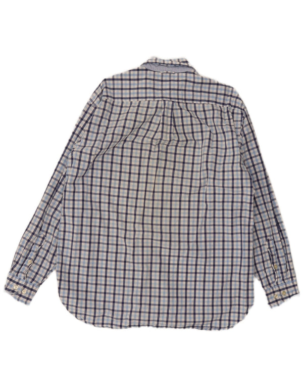 Tommy Hilfiger Mens Regular Fit Shirt Large Blue Gingham