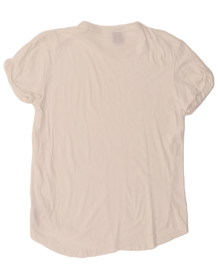 G-STAR Mens T-Shirt Top Small Off White Cotton Vintage G-Star and Second-Hand G-Star from Messina Hembry 