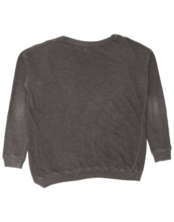 Zara Womens Trafaluc Sweatshirt Jumper UK 14 Medium Grey