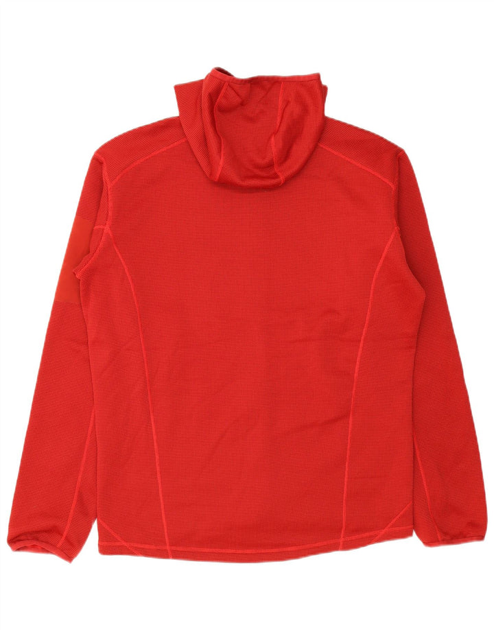 Berghaus Mens Hooded Tracksuit Top Jacket Large Red Spotted