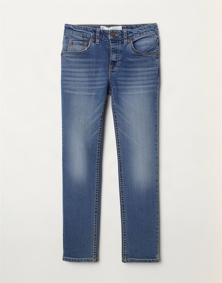 Levi's Boys 511 Slim Jeans 7-8 Years W22 L23 Blue Cotton