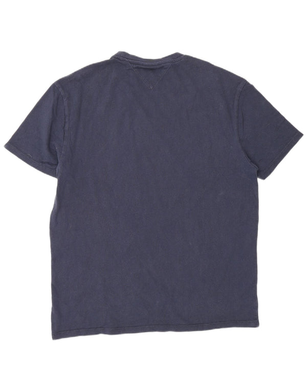 Tommy Hilfiger Herre grafisk T-shirt Top Medium Navy Blue