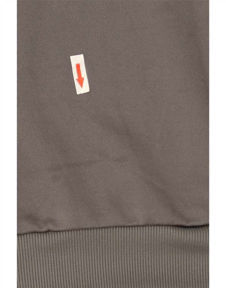 Felpa grafica da uomo Puma Maglione piccolo grigio poliestere