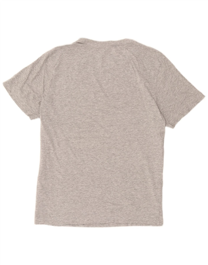 Hurley Mens Graphic T-Shirt Top Large Grey Cotton