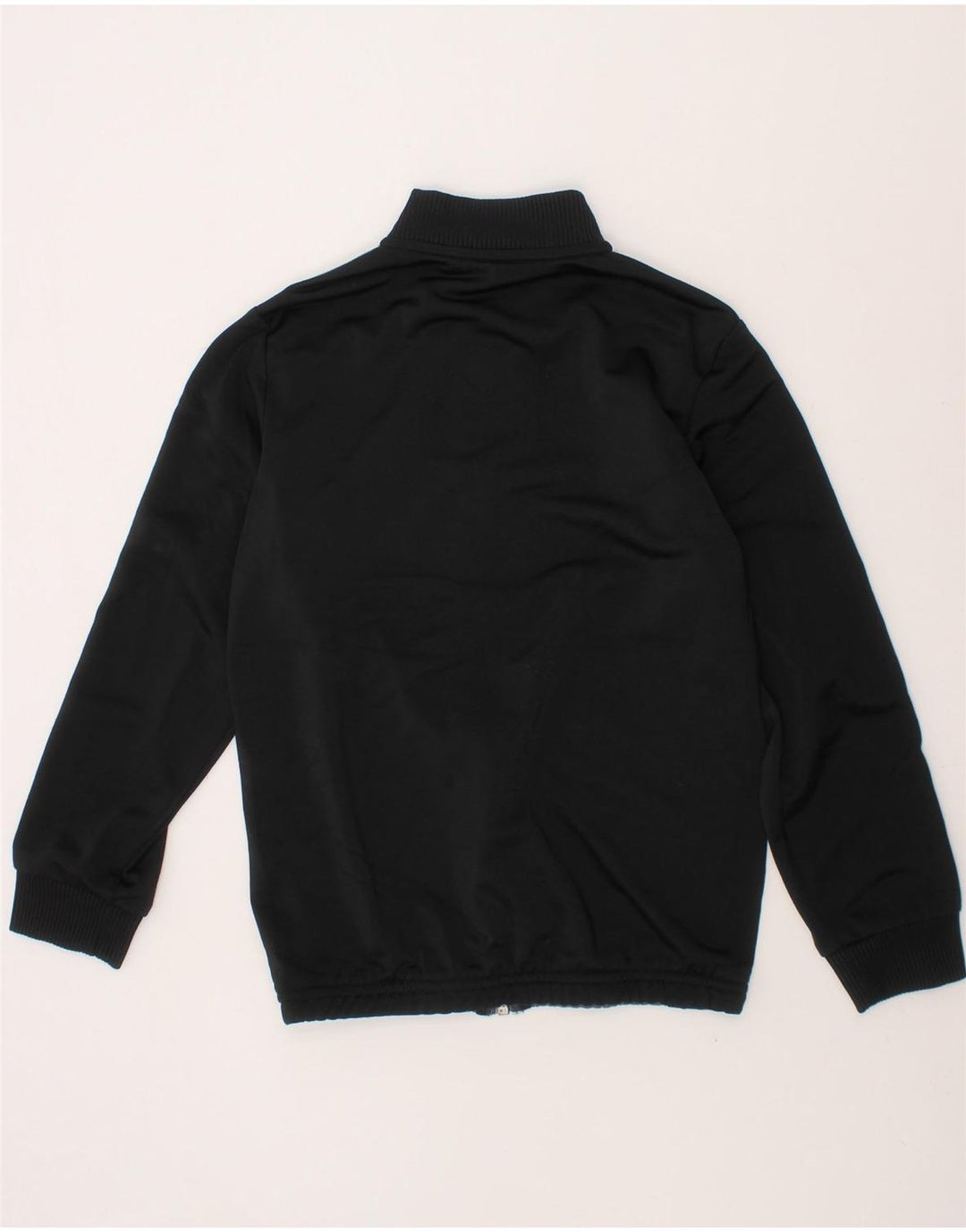 ADIDAS Boys Tracksuit Top Jacket 7-8 Years Black Colourblock Polyester Vintage Adidas and Second-Hand Adidas from Messina Hembry 