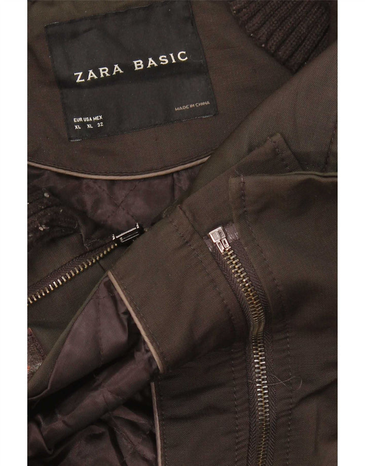 Kurtka damska Zara UK 18 XL brązowa