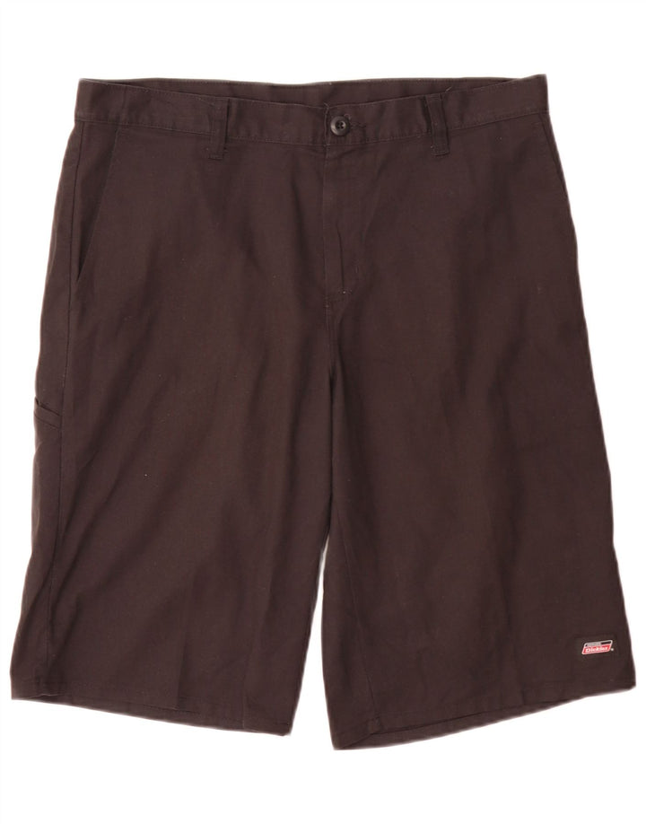 Dickies Herre Regular Chino Shorts W34 Large Brown Polyester