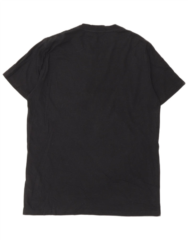 Converse T-Shirt Graphique Homme Petit Noir Coton