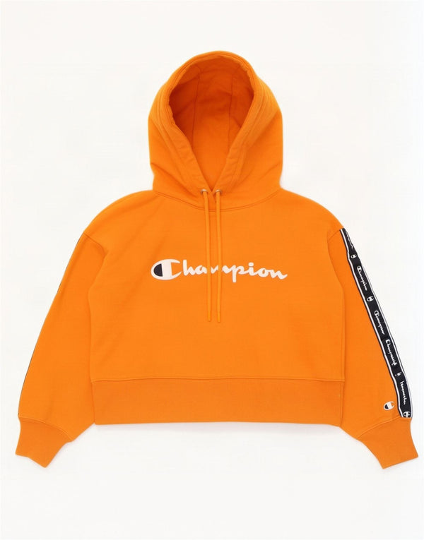 Maglione corto con cappuccio per ragazze Champion, 7-8 anni, piccolo color arancione
