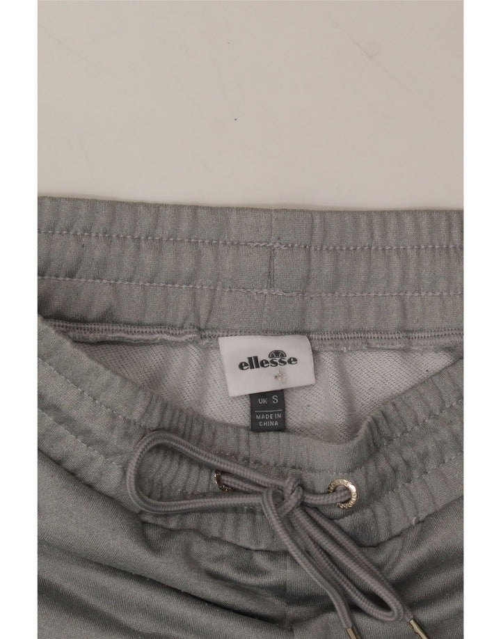 ELLESSE Mens Graphic Sport Shorts Small  Grey Polyester Vintage Ellesse and Second-Hand Ellesse from Messina Hembry 