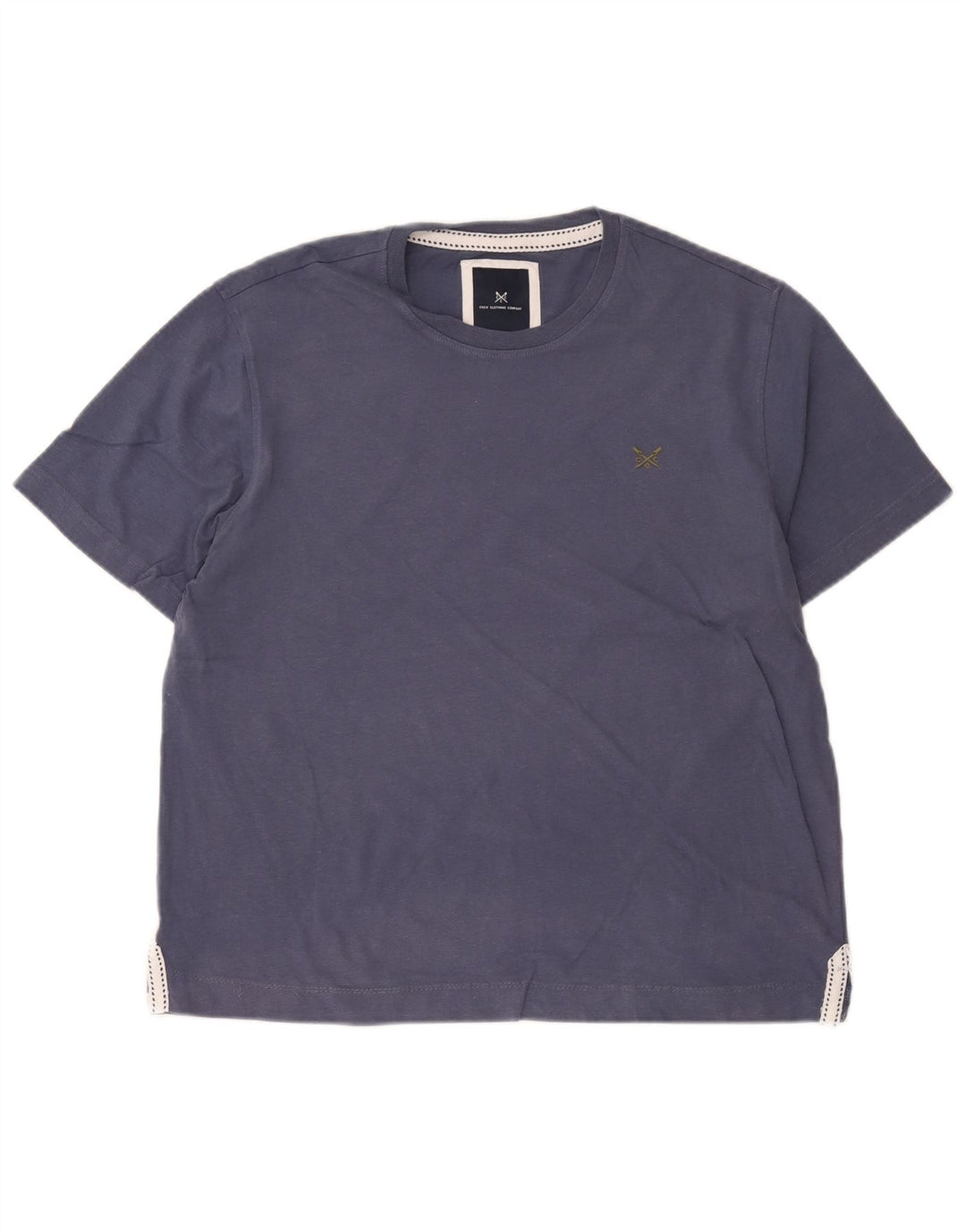 Crew Clothing Mens T-Shirt Top Large Blue
